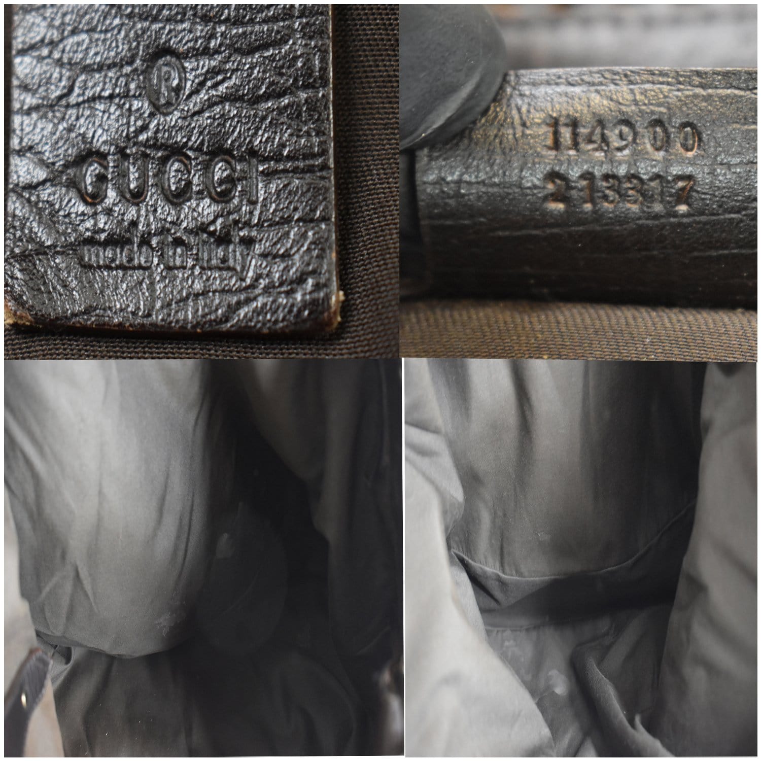 Gucci Beige/Ebony GG Canvas Large Horsebit Hobo Bag - Yoogi's Closet