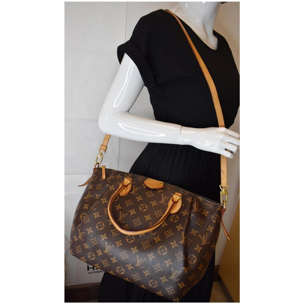 LOUIS VUITTON Turenne GM Monogram Canvas 2Way Shoulder Bag Brown