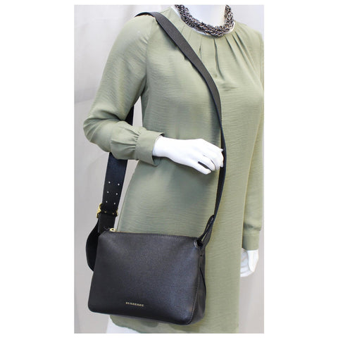Burberry Crossbody Bag Helmsley House Grained Leather for women
