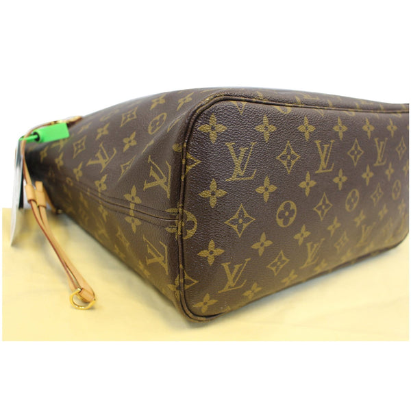 Louis Vuitton Neverfull MM Monogram tote Bag - side view