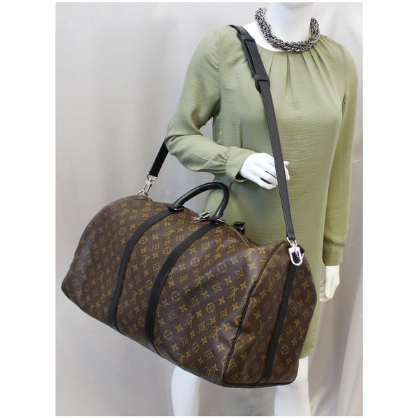 Louis Vuitton Keepall 55 Bandouliere Travel Bag for women