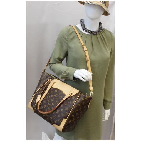 LOUIS VUITTON Estrela MM NM Monogram Canvas Brown Shoulder Bag Brown-US