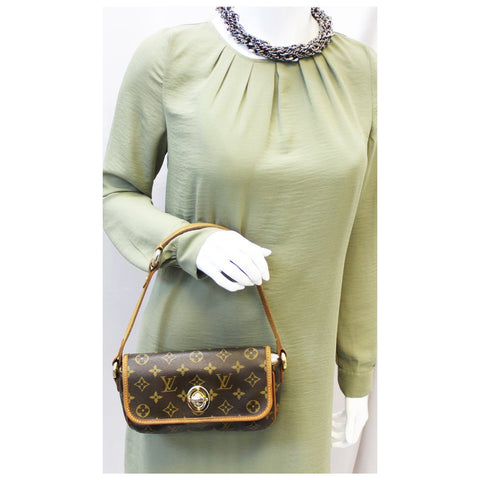 LOUIS VUITTON Tikal PM Monogram Canvas Satchel Bag