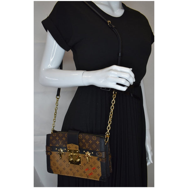 Louis Vuitton Petit Soft Malle Reserve Monogram Shoulder Bag