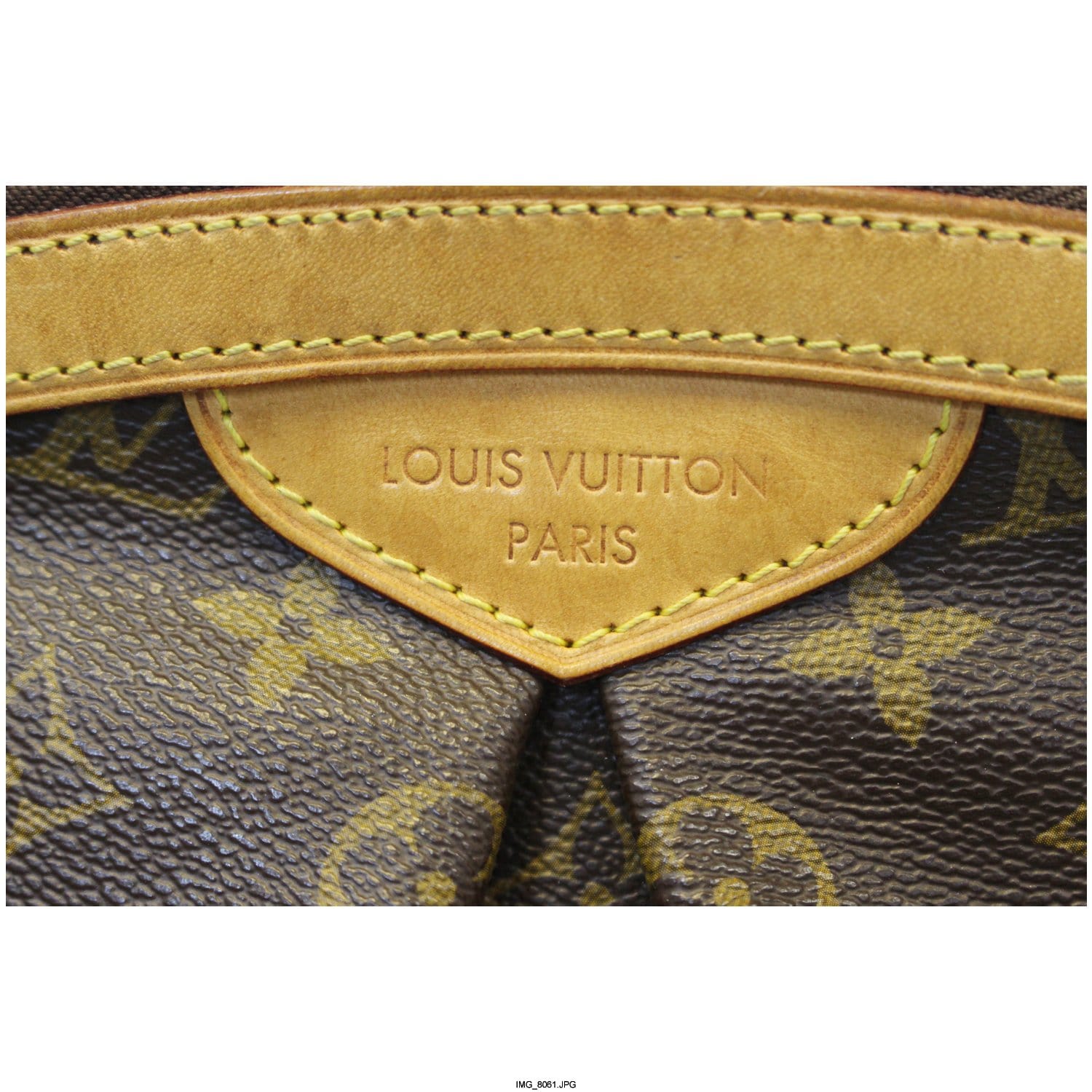 LOUIS VUITTON Monogram Tivoli PM M40143 LV Shoulder Bag Brown Canvas