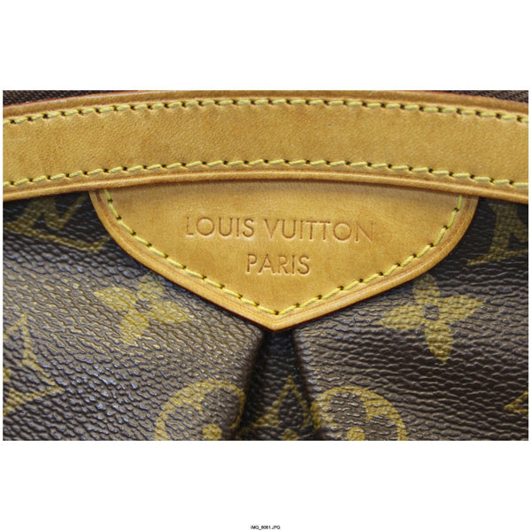 Louis Vuitton Tivoli PM Monogram Canvas Satchel Bag - leather