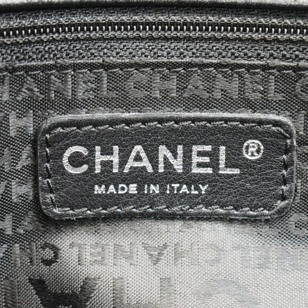 CHANEL Reissue Cerf Executive East West Leather Tote Bag Black