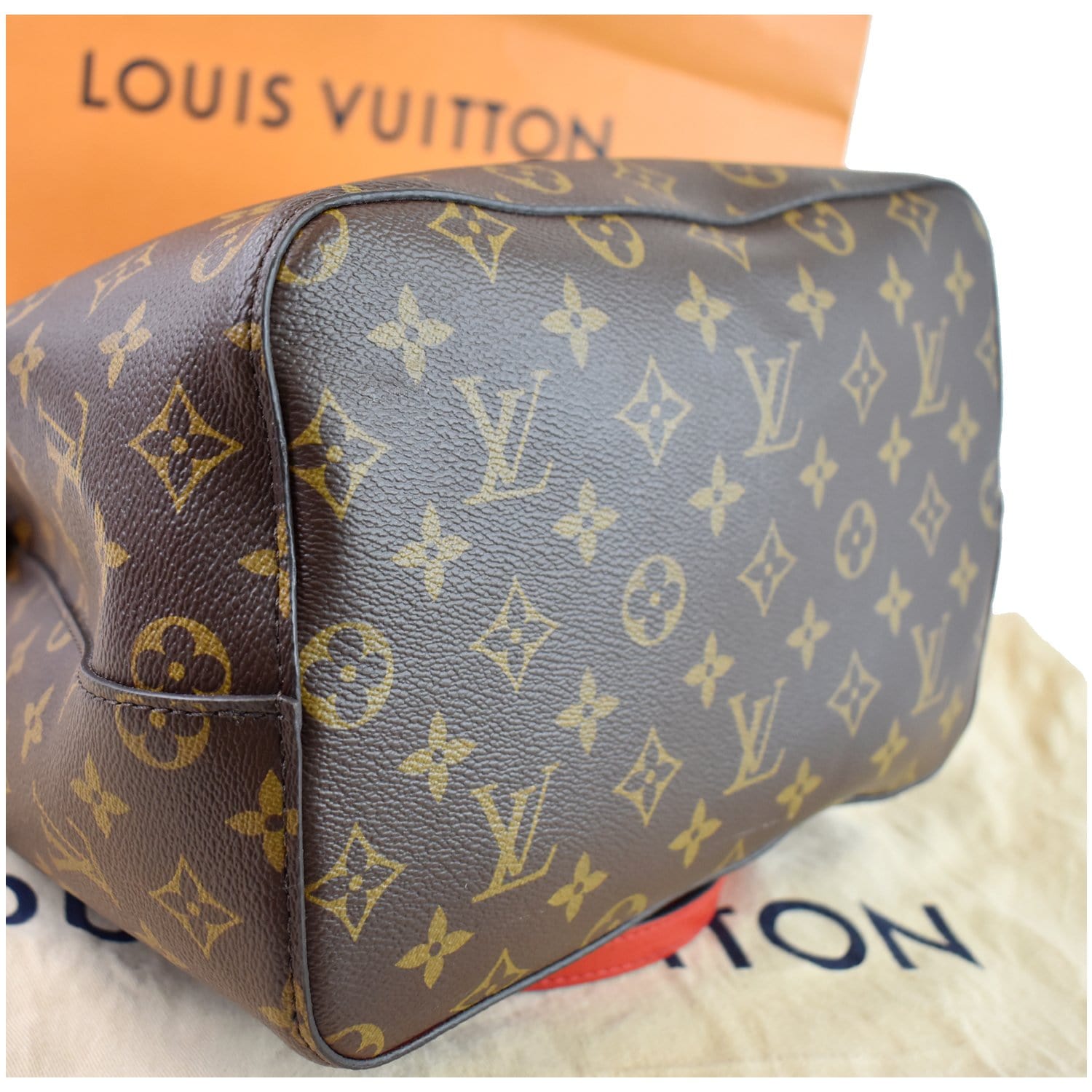 Louis Vuitton Coquelicot Monogram Canvas NeoNoe Bag