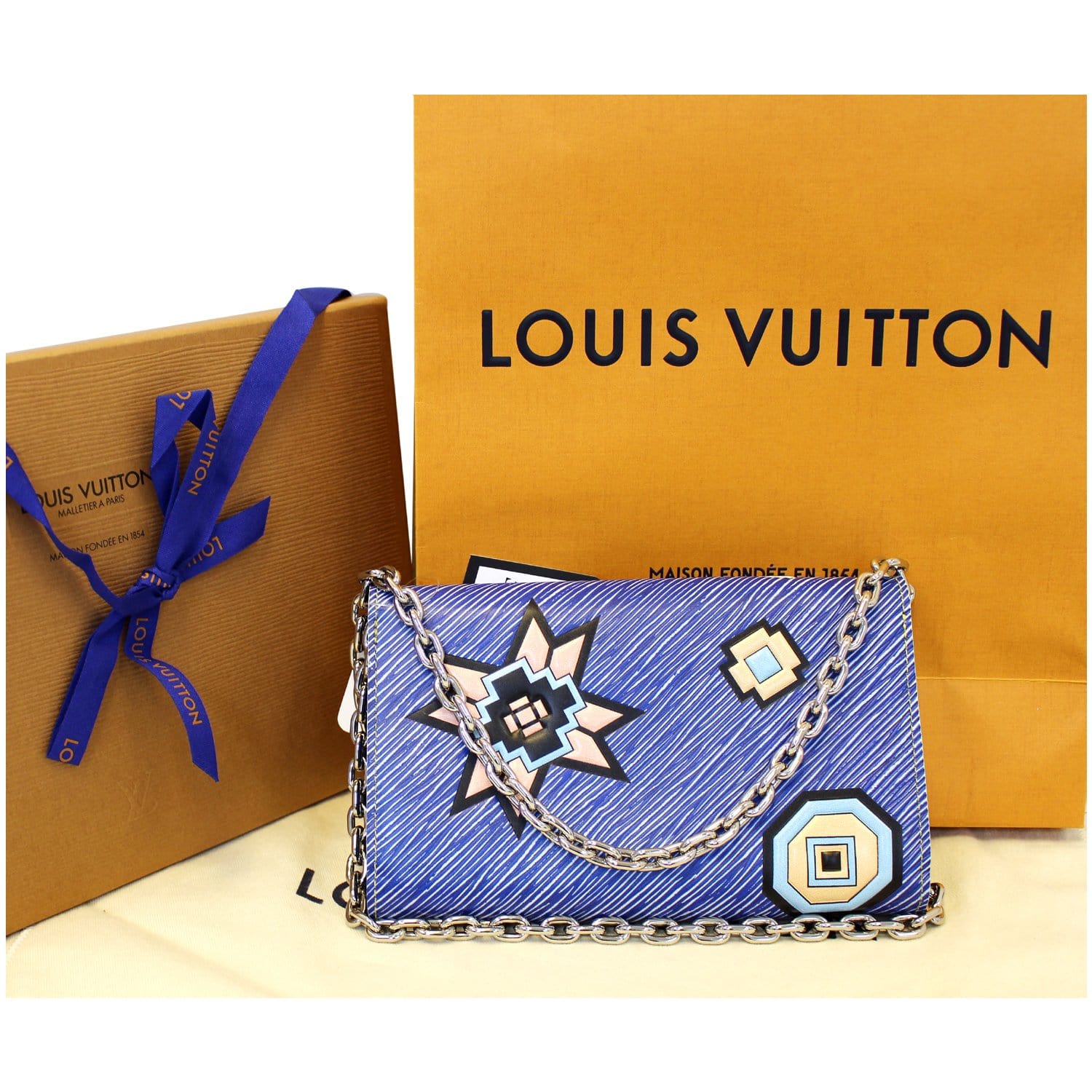 Louis Vuitton Azteque Twist Chain Wallet Limited Edition