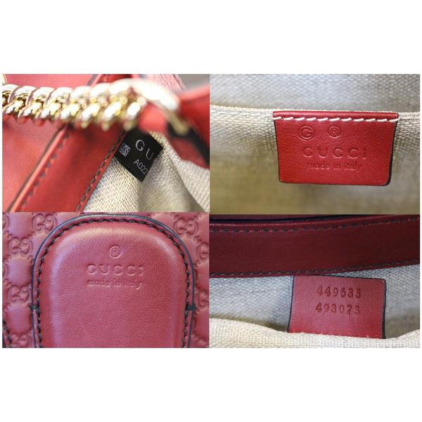 Gucci Shoulder Bag Micro Emily GG Guccissima Leather - logo