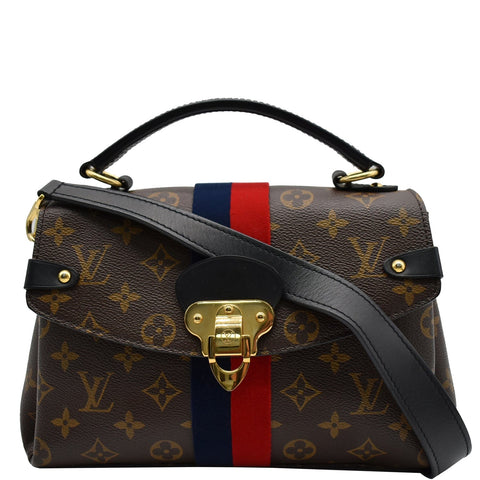 LOUIS VUITTON Georges BB Monogram Canvas Shoulder Bag Brown