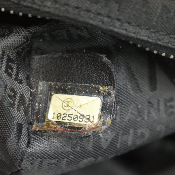 CHANEL Reissue Cerf Executive East West Leather Tote Bag Black