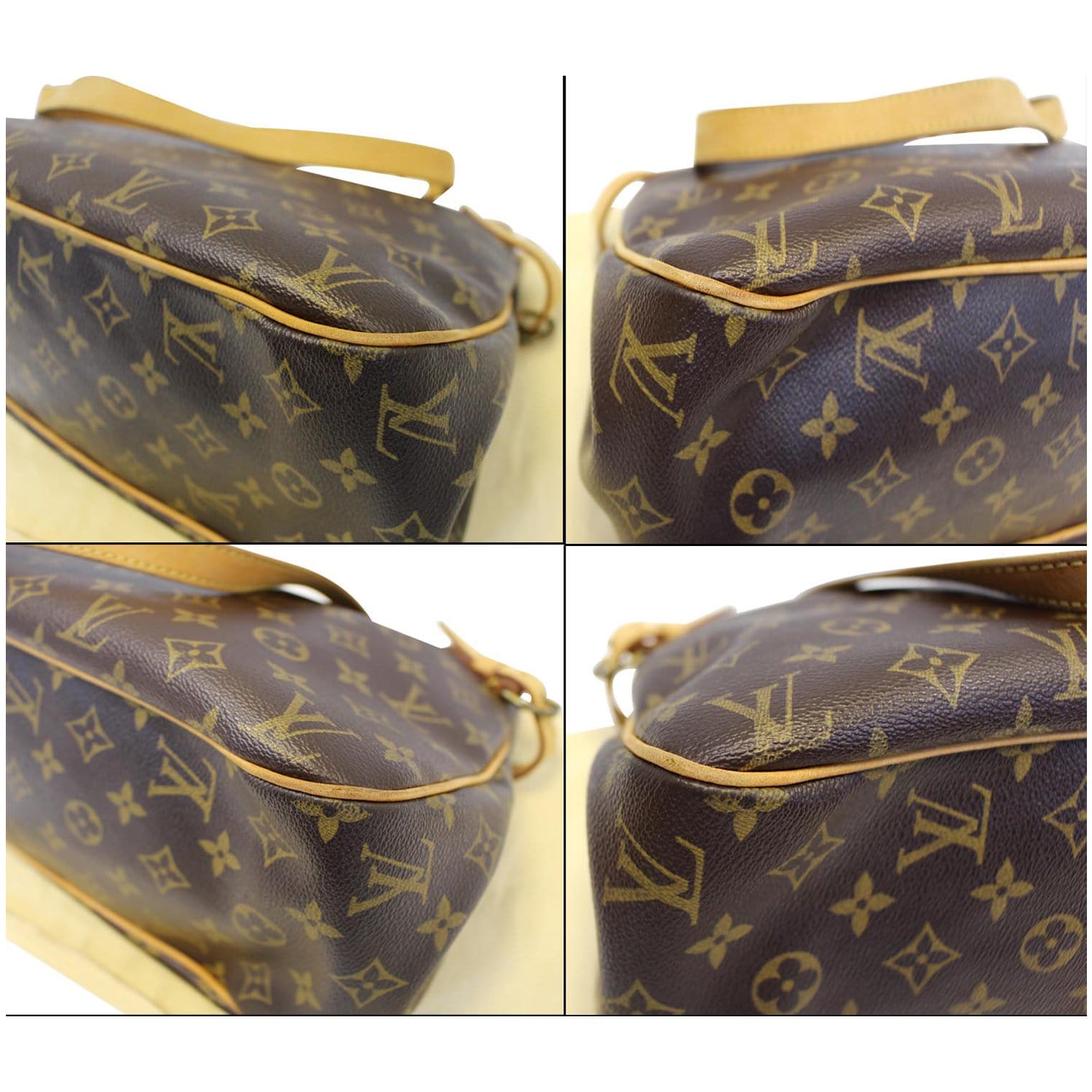 Batignolles leather handbag Louis Vuitton Brown in Leather - 34989735