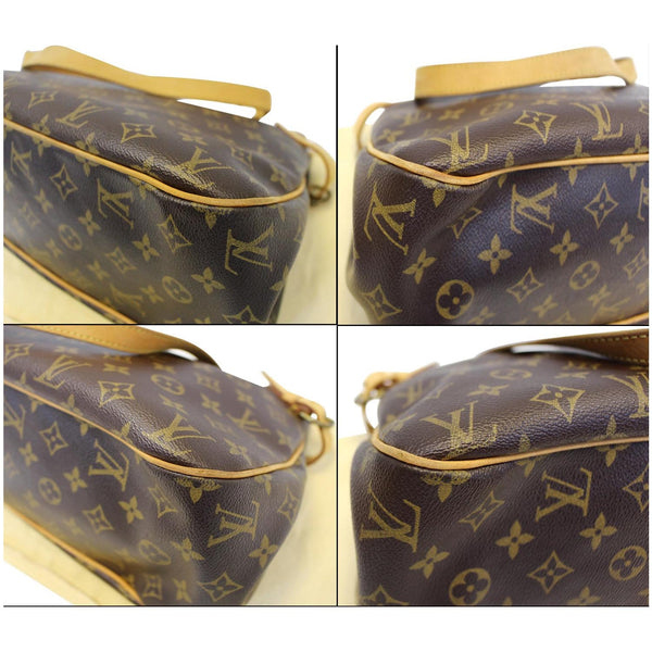 LOUIS VUITTON Batignolles Horizontal Monogram Canvas Shoulder Bag Brown