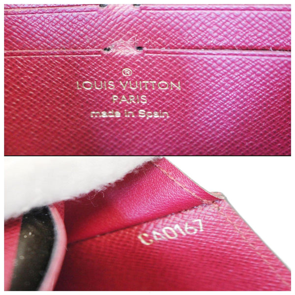 LOUIS VUITTON Jeanne Monogram Canvas Wallet Fuchsia-US