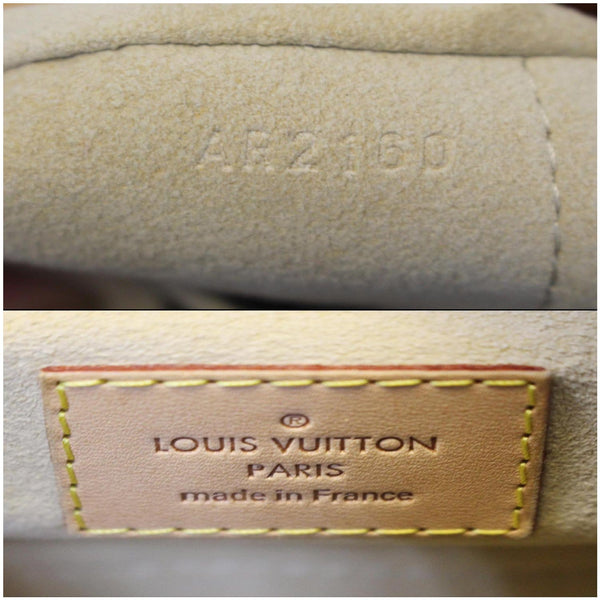 Louis Vuitton Artsy MM Monogram Bag  - lv logo