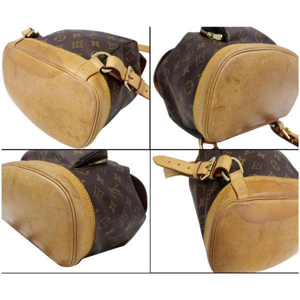 LOUIS VUITTON Montsouris PM Monogram Canvas Backpack Brown-US