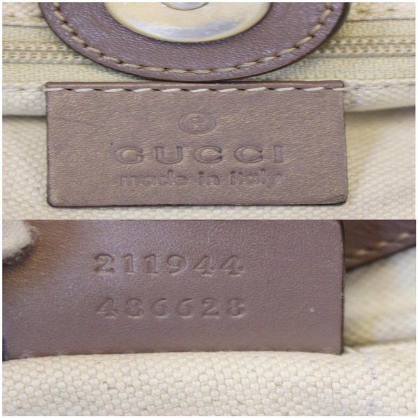 GUCCI Sukey Medium  GG Canvas Tote Bag Beige 211944-US