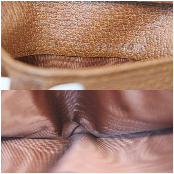 GUCCI NY New York Yankees Patch GG Canvas Bifold Wallet Brown 547787