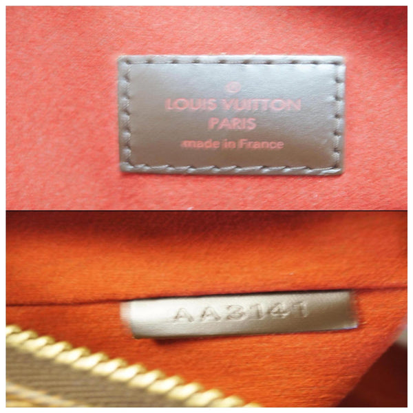 Louis Vuitton Damier Ebene Evora MM Brand logo Bag