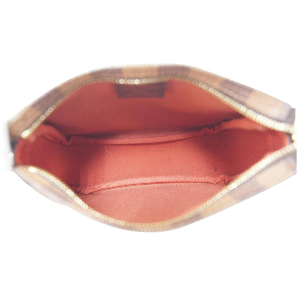 Louis Vuitton Damier Ebene Truth Makeup Pouch Bag - interior