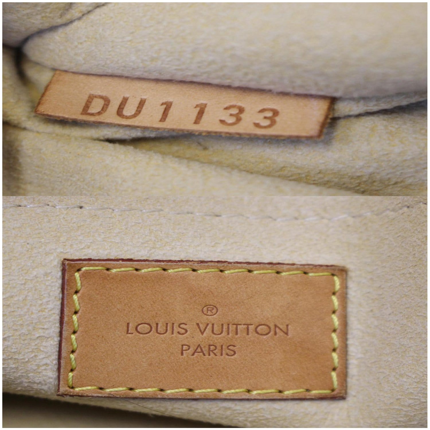 LOUIS VUITTON Salina PM Damier Azur tote bag PVC leather white at