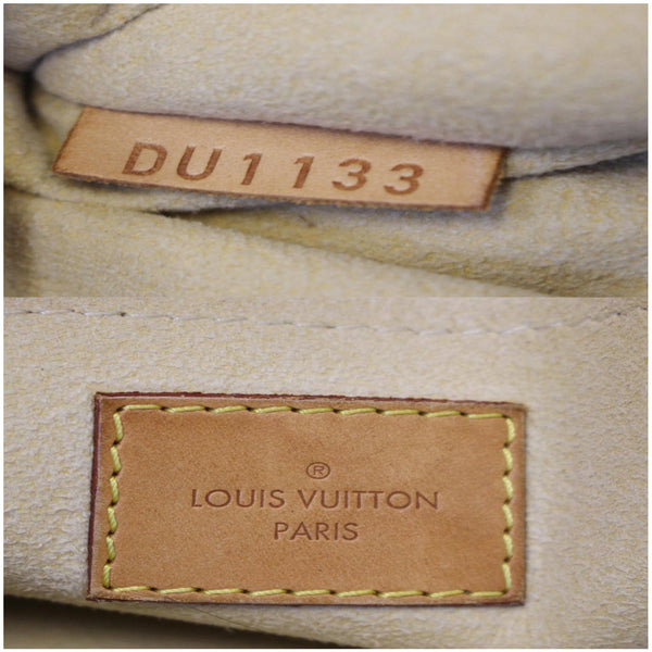LOUIS VUITTON Salina PM Damier Azur Shoulder Bag White