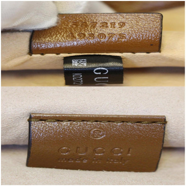 GUCCI Rajah Large Leather Tote Shoulder Bag Brown 537219-US