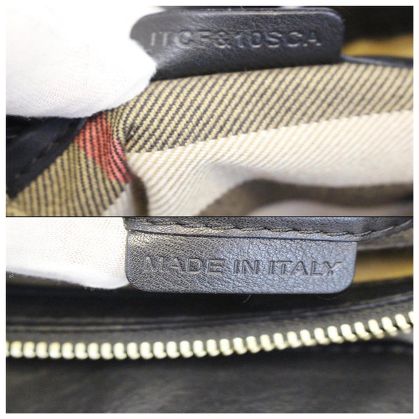 Burberry House Check Tote Bag - tag