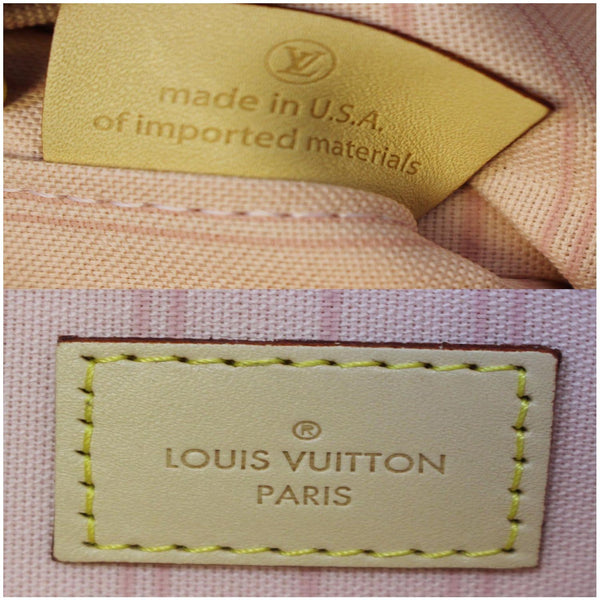 Louis Vuitton Pochette Wristlet Neverfull Pouch - lv logo