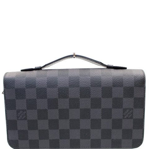 Louis Vuitton Zippy XL  Damier Graphite Wallet Black
