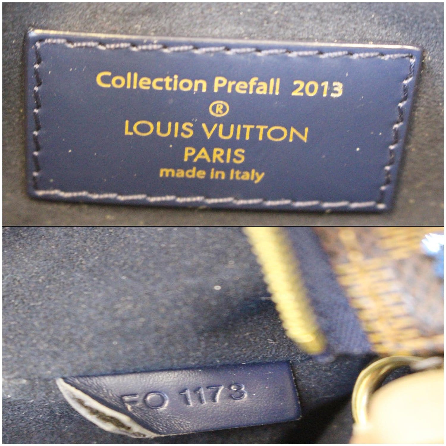 Louis Vuitton Pochette Accessories Damier Paillettes Mini Blue in Canvas/ Sequins with Gold-tone - US
