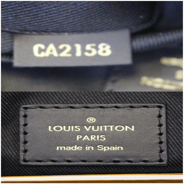 LOUIS VUITTON Saintonge Monogram Canvas Shoulder Bag Noir Black-US