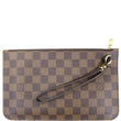 LOUIS VUITTON Pochette Wristlet Pouch Damier Ebene Neverfull MM/GM Brown-US