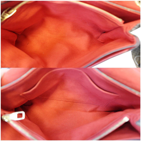 Louis Vuitton Pallas Chain Monogram Canvas Tote Interior