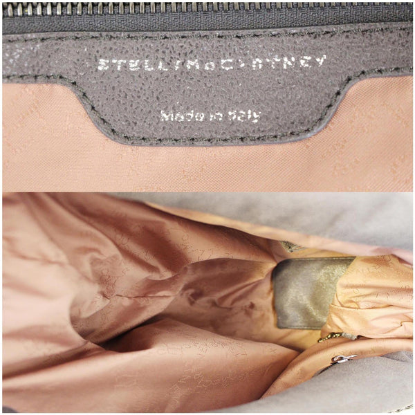 STELLA MCCARTNEY Falabella Shaggy Deer Large Tote Bag Grey