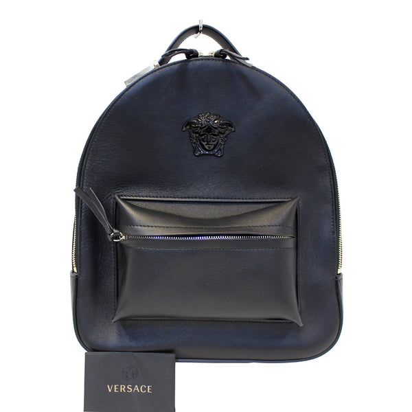 Versace Nappa Leather Palazzo Backpack Black-US