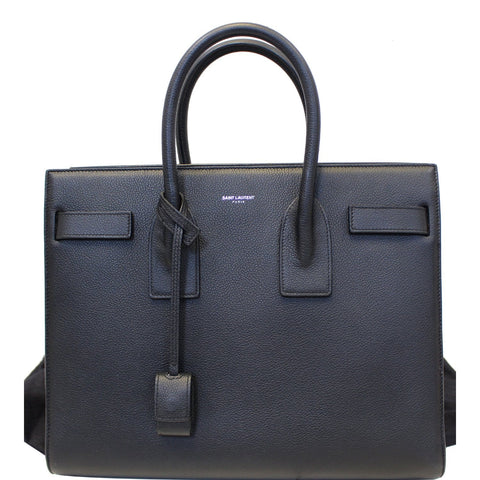 YVES SAINT LAURENT Sac de Jour Small Grained Leather Satchel Bag