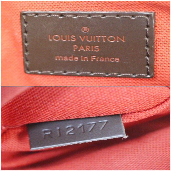Louis Vuitton Damier Ebene Siena PM  Shoulder Bag - lv logo