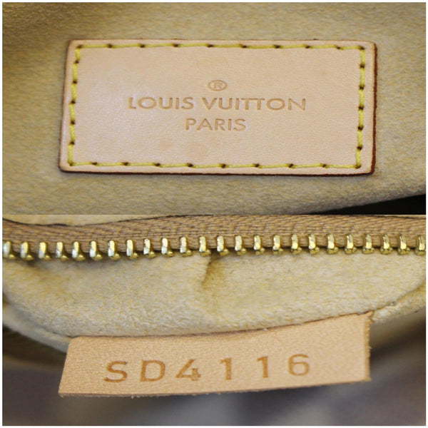 LOUIS VUITTON Artsy MM Damier Azur Shoulder Bag White