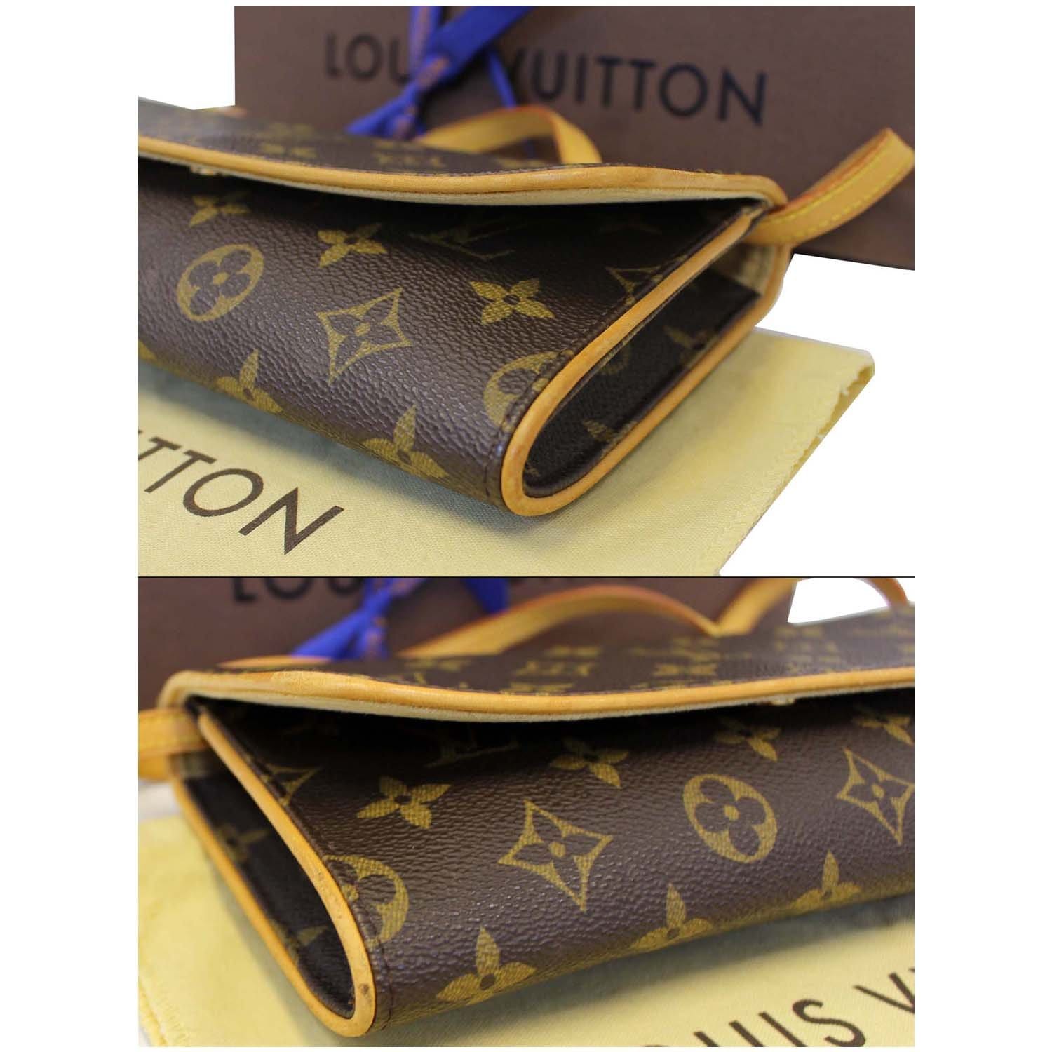 Authentic Louis Vuitton Monogram Pochette Twin GM Shoulder Bag