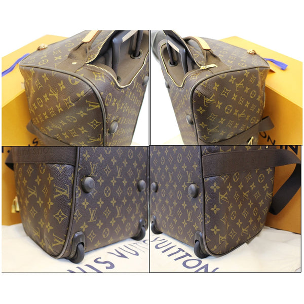 Louis Vuitton Neo Eole 55 - Lv Monogram Rolling Duffle Bag- corner