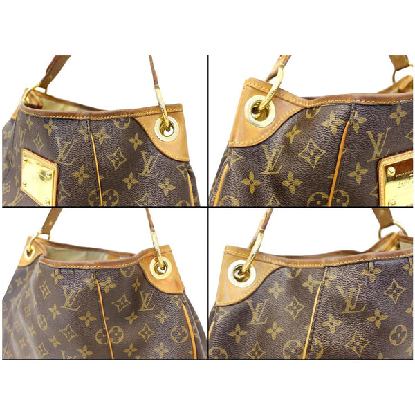 LOUIS VUITTON Galliera PM Monogram Canvas Shoulder Handbag Brown