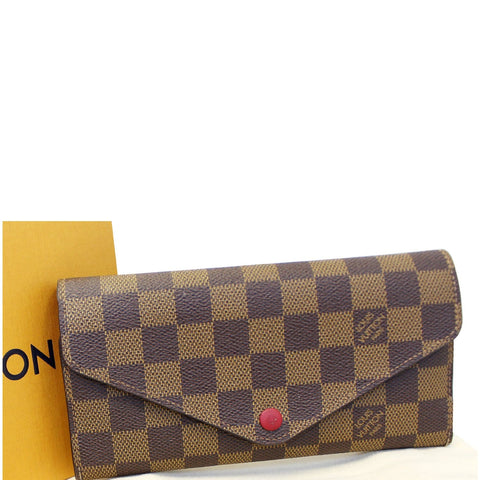 LOUIS VUITTON Josephine Damier Ebene Wallet