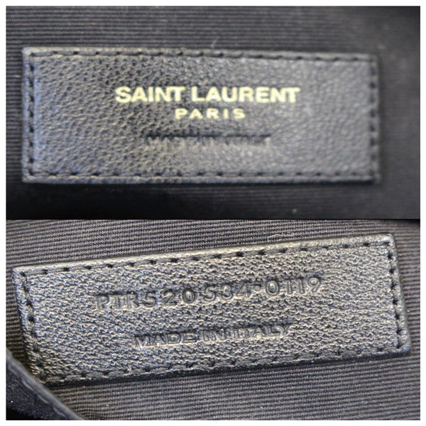 Yves Saint Laurent Camera Leather Crossbody Bag Black