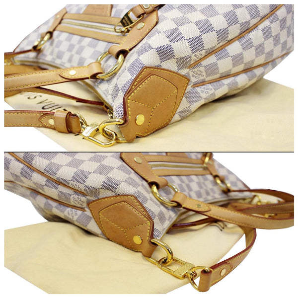 LOUIS VUITTON Evora MM Damier Azur Tote Shoulder Bag