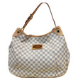LOUIS VUITTON Galliera GM Damier Azur Shoulder Bag White