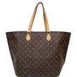 LOUIS VUITTON All-In MM Monogram Canvas Shoulder Bag Brown
