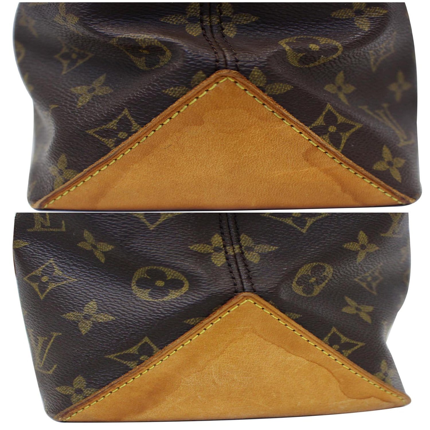 Piano cloth handbag Louis Vuitton Brown in Cloth - 26077604