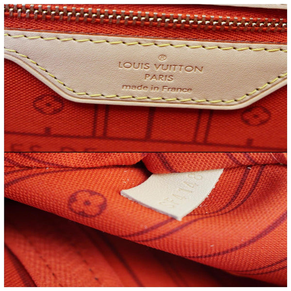 Louis Vuitton Neverfull MM Mon Monogram Tote Bag - interior